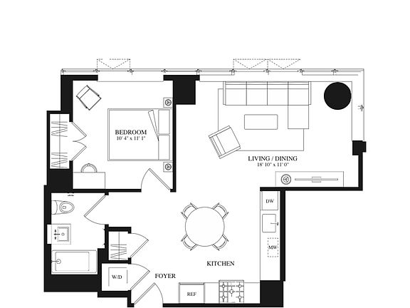 2nd image of 3 Court Sq APT 6303