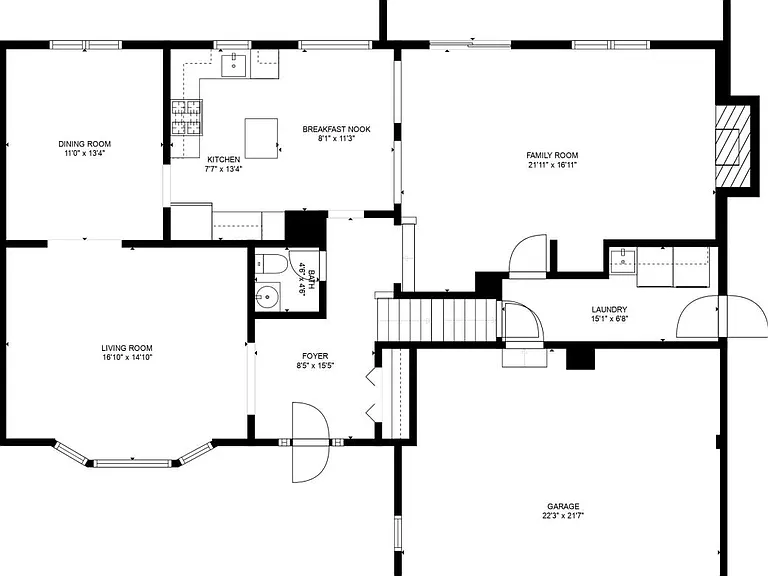 Main Level Floor Plan