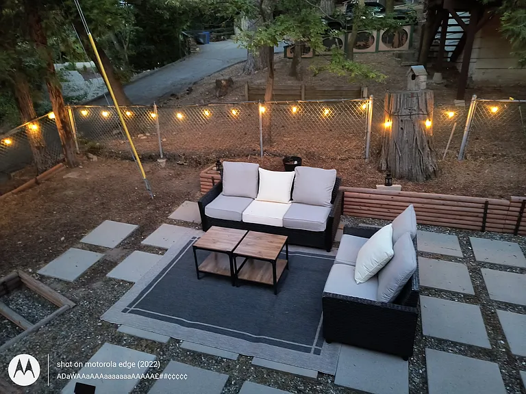 Outdoor seating on your own outdoor living