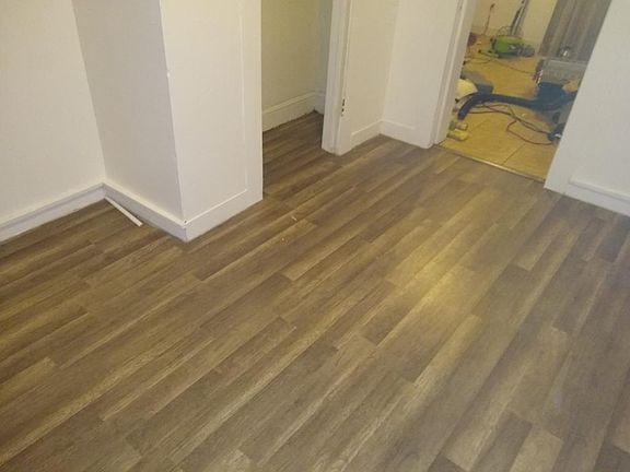 Livingroom (rear) and master bedroom(front)