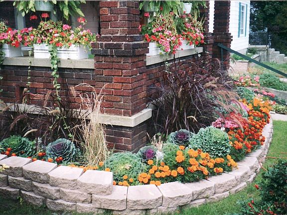 The Terrace Wall and Plantings