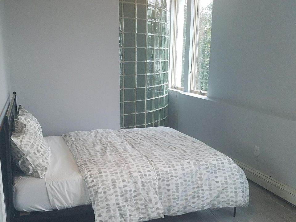 bedroom with west elm furniture