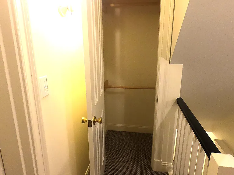 Closet in hallway dedicated to Unit 3.