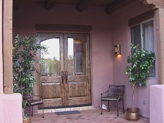 Front door.