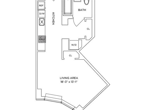 2nd image of 86 Fleet Pl APT 28N