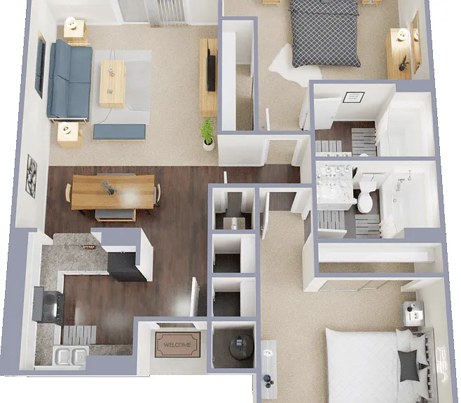 Plan C Floorplan Diagram