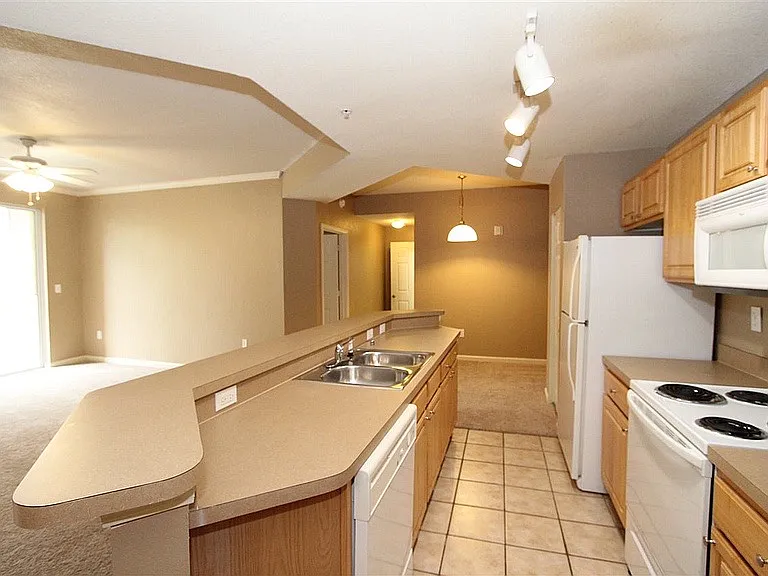 Kitchen and living space