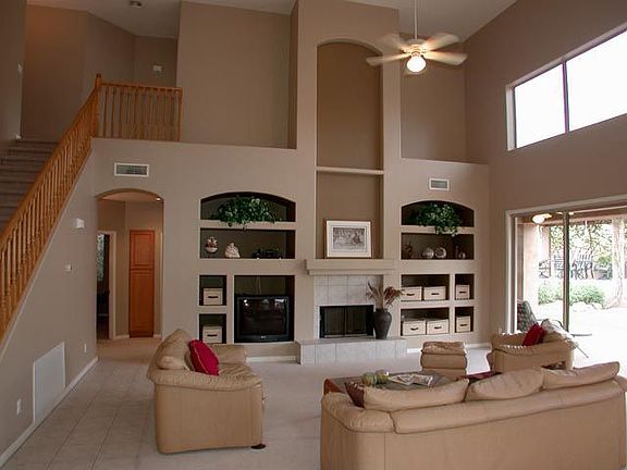 Huge family room with lots of windows