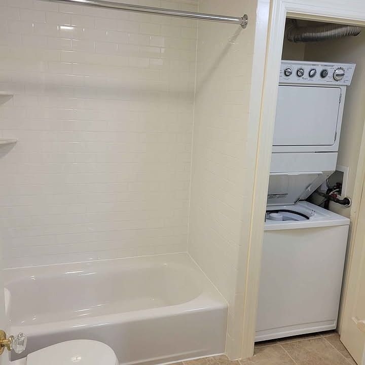 bathroom / washer and dryer