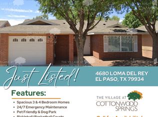 4680 Loma Del Rey Cir, El Paso, TX 79934