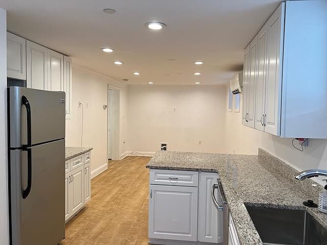 view from kitchen to the living room