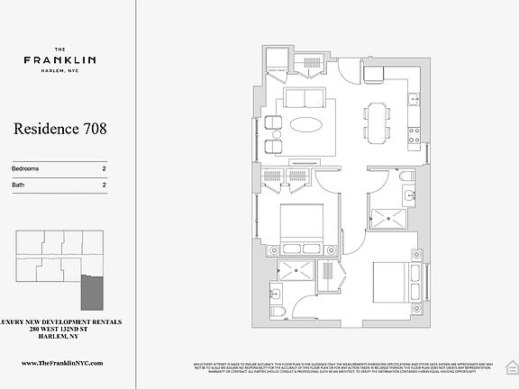 2nd image of 282 W 132nd St #708