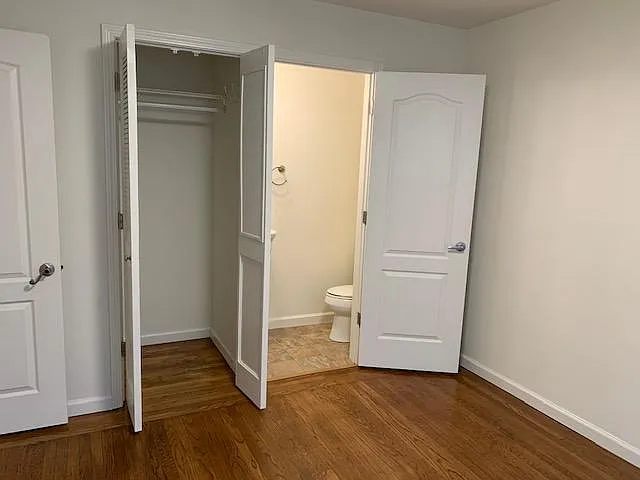 Bedroom 2 closet and half bath