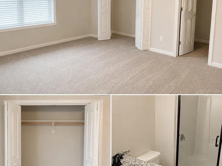 Master bedroom and bathroom -3 closets