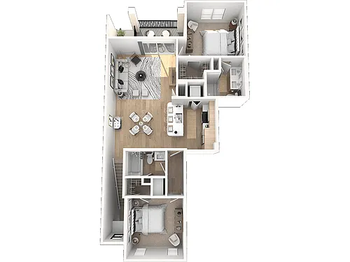 Floor plan The Sanibel (Attached Garages Available)