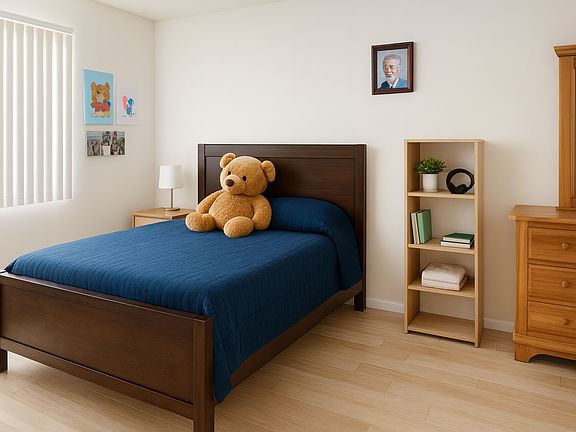 *Espanol*
Dormitorio espacioso y con mucha luz.

*English*
Spacious bedroom with plenty of light