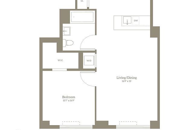 2nd image of 445 W 35th St APT 5H