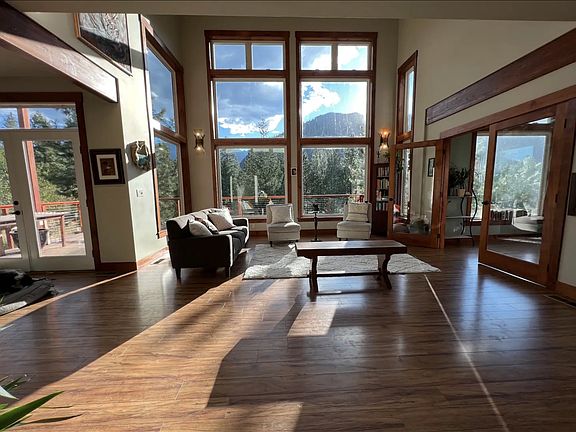 Great room, as seen from front door and foyer.