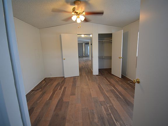 Master bedroom and closet