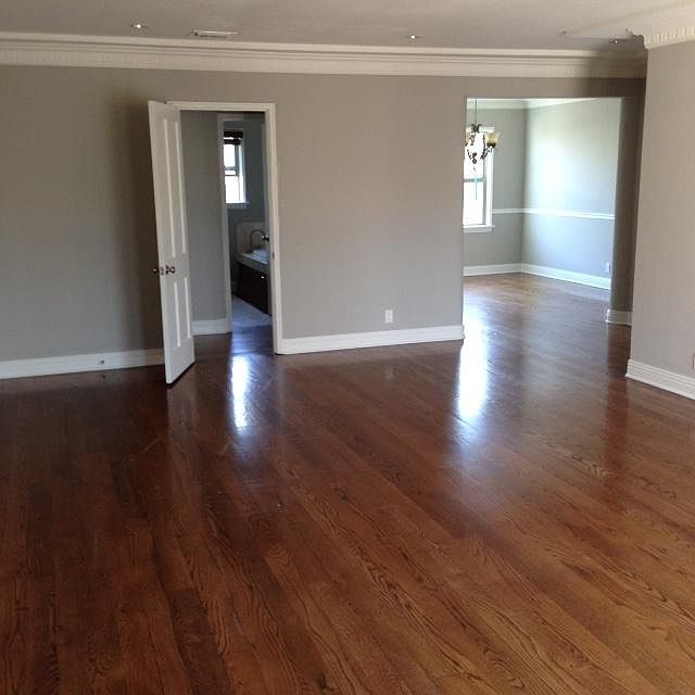 Living room/DR, hall