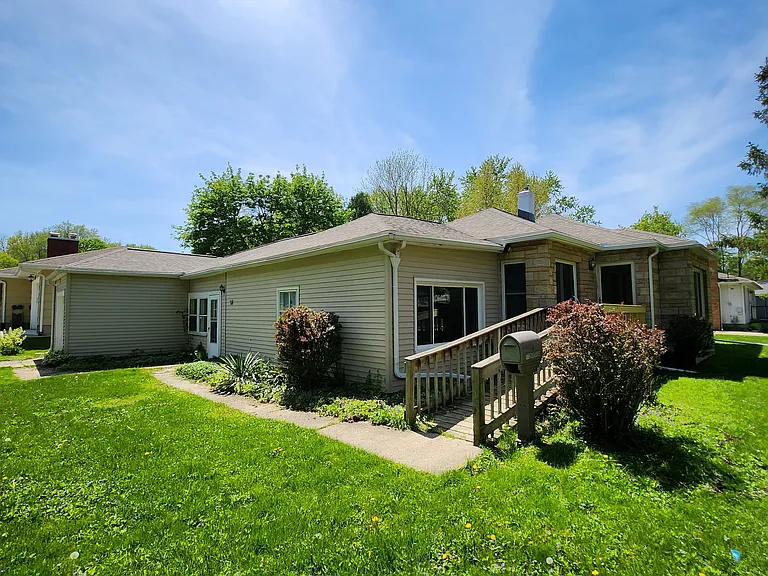 Front and Left Side of Home