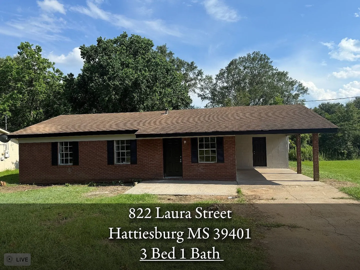 3 Bed 1 Bath House for Rent — Photo 1