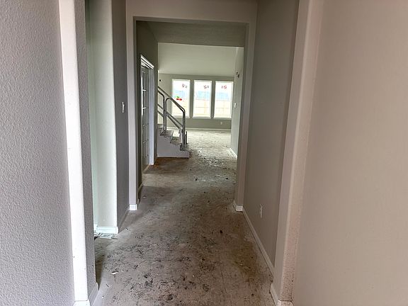 Construction progress - entryway