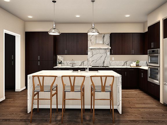 Plan 2B - Flat Kitchen