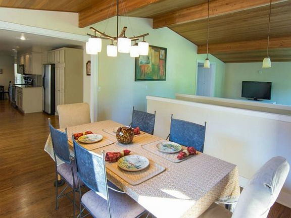Formal dining room but still open to the kitchen and family room makes for a wonderful great space.