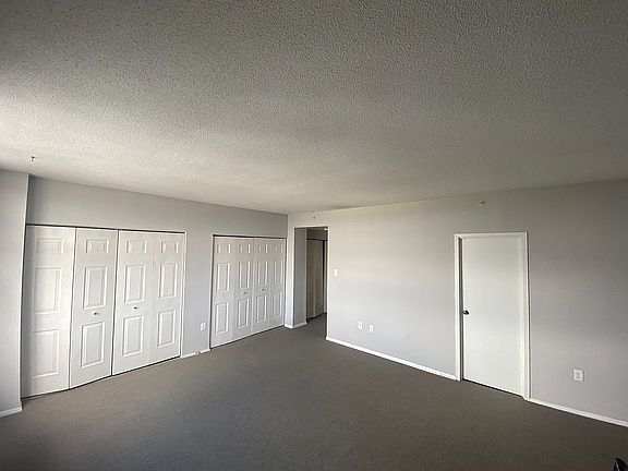 A whole wall of closets!