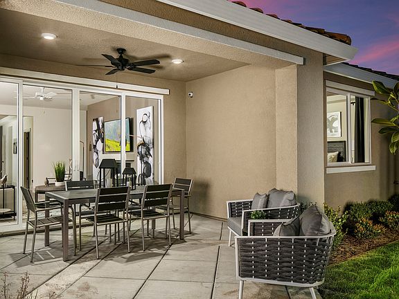 Relaxing covered patio