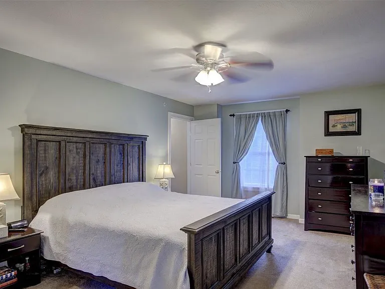 Primary bedroom suite with 2 walk-in closets and an ensuite bathroom (furniture not included)