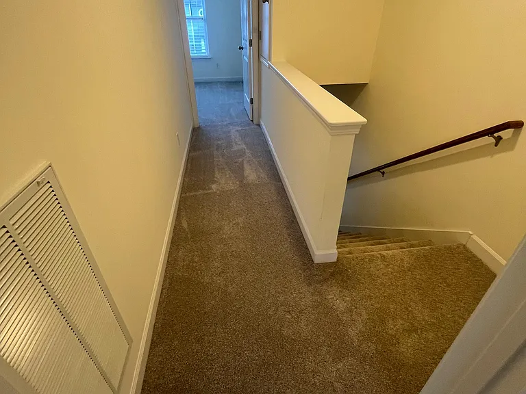 Hallway view to guest bedroom