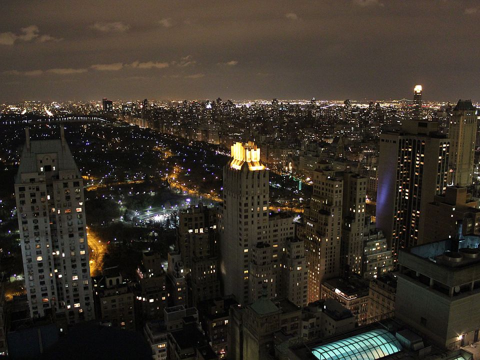 North view at night