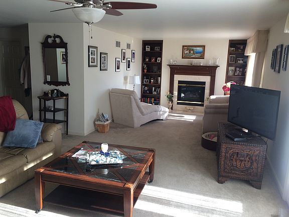 Main living area off kitchen
