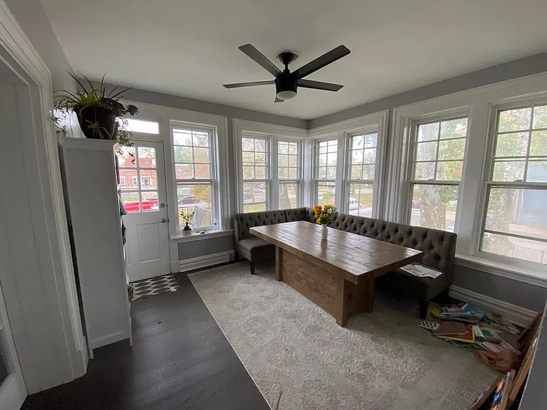 2nd Floor Office/Sunroom leading to private balcony overlooking Tower Grove Park!
