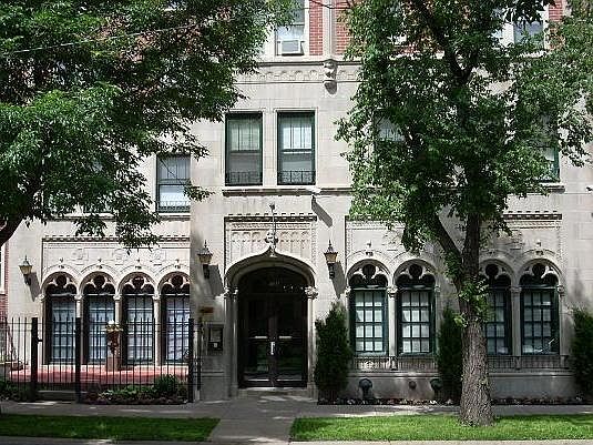 Front entrance - beautiful vintage architecture