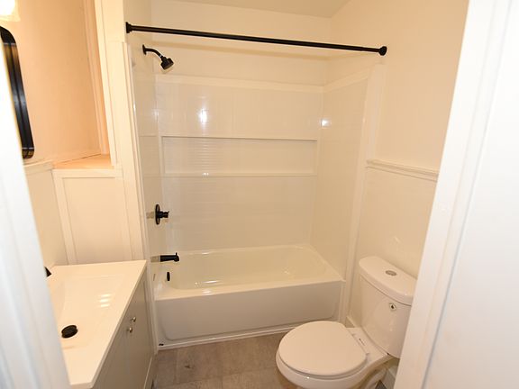 Newly renovated bathroom.