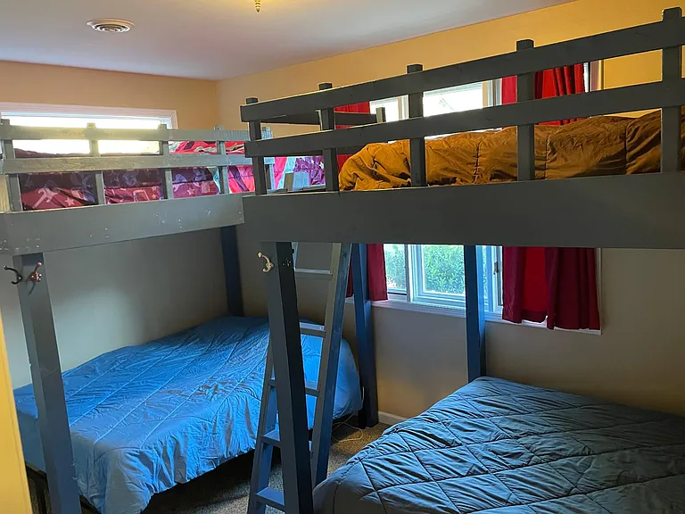 Back bedroom sleeps 8
