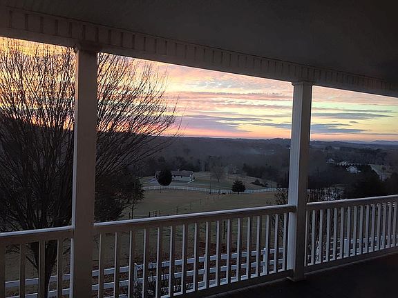 Side porch sunrise 