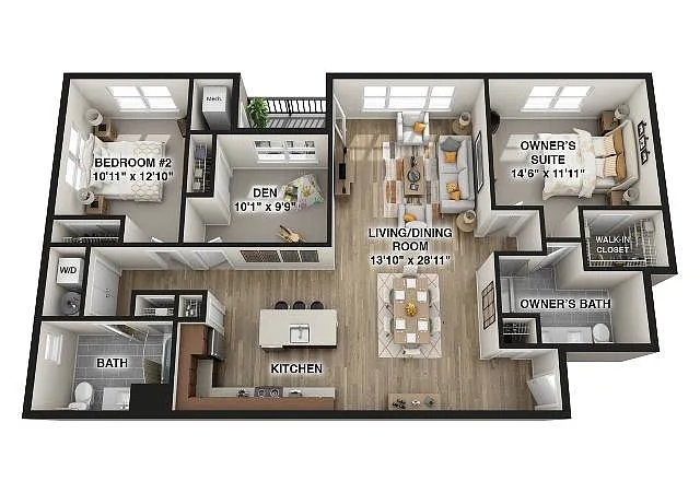 Floor plan The Einstein