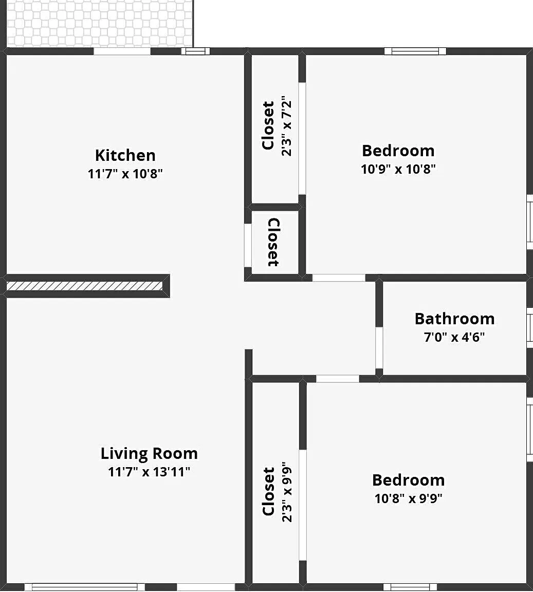 2 bed, 756 sqft, $900 — Photo 3