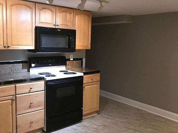 Open kitchen area