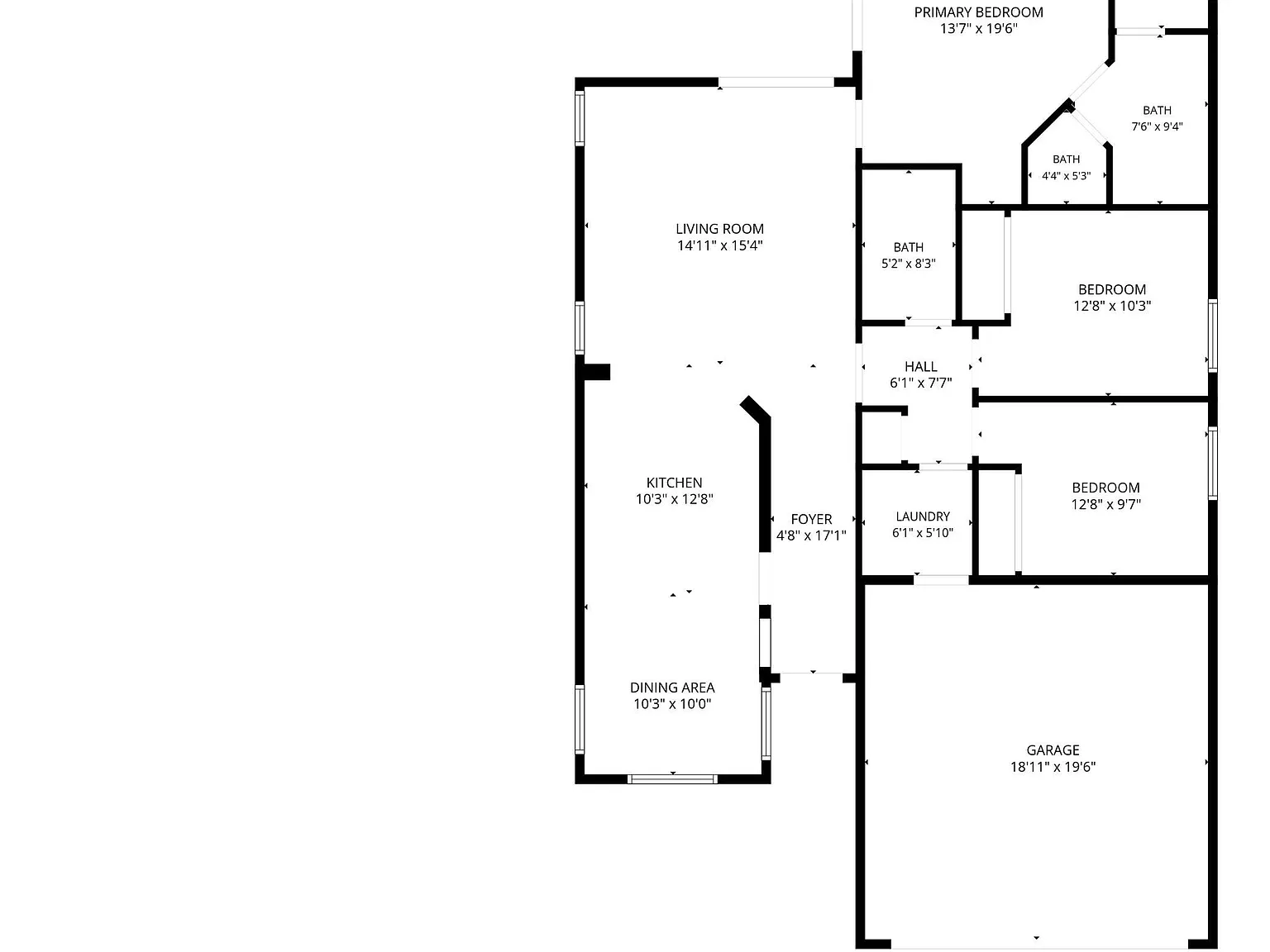 3 bed, 2.0 bath, 1357 sqft, $1,600 — Photo 4