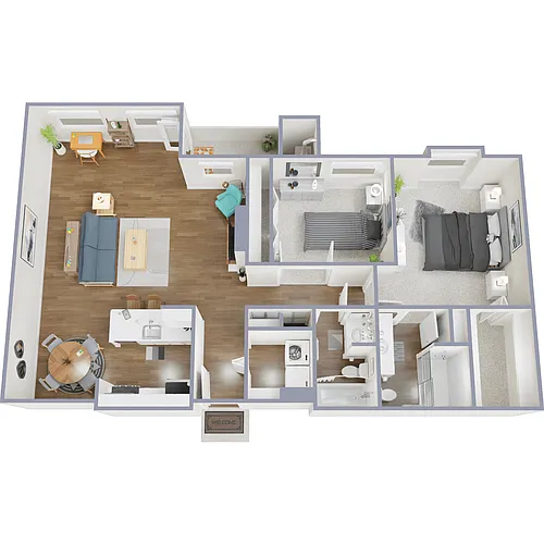 Floor plan Monroe