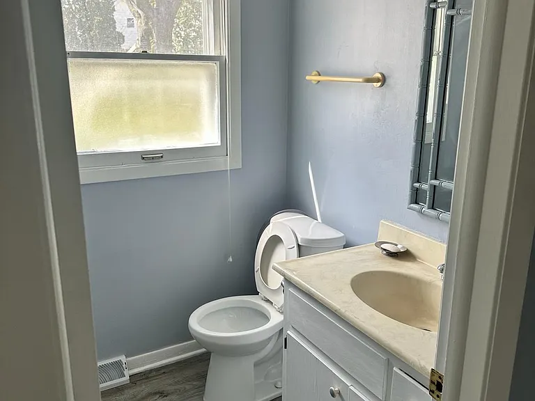 half bathroom on 1st floor