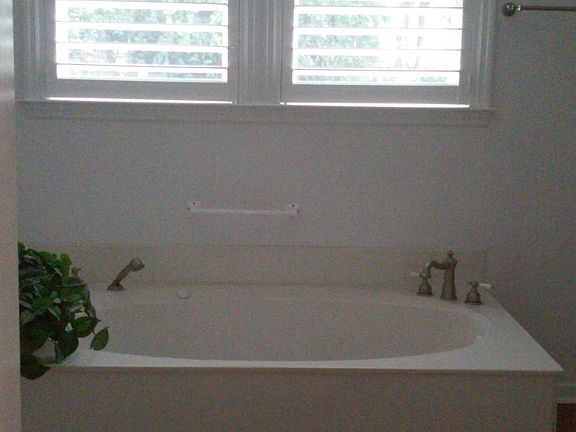 garden tub downstairs master