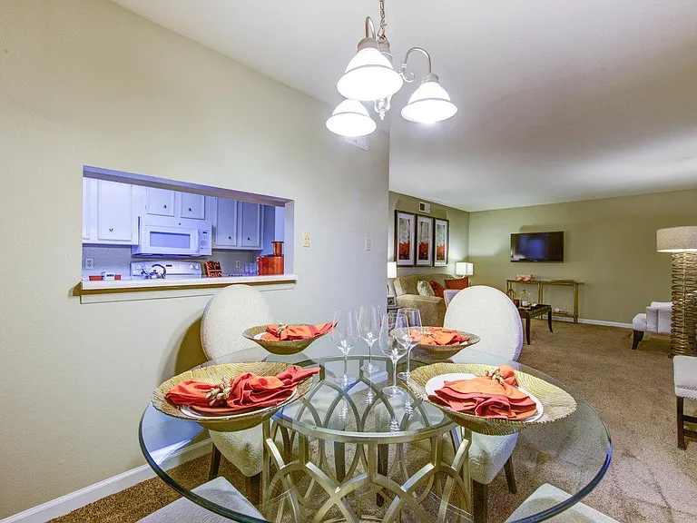 TRADITIONAL TWO-BEDROOM DINING AREA