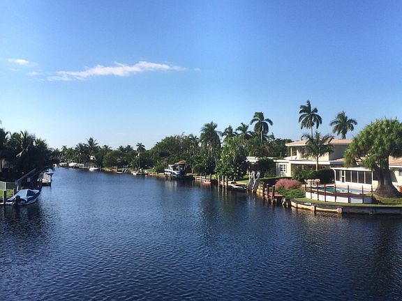 Blue sky, blue water