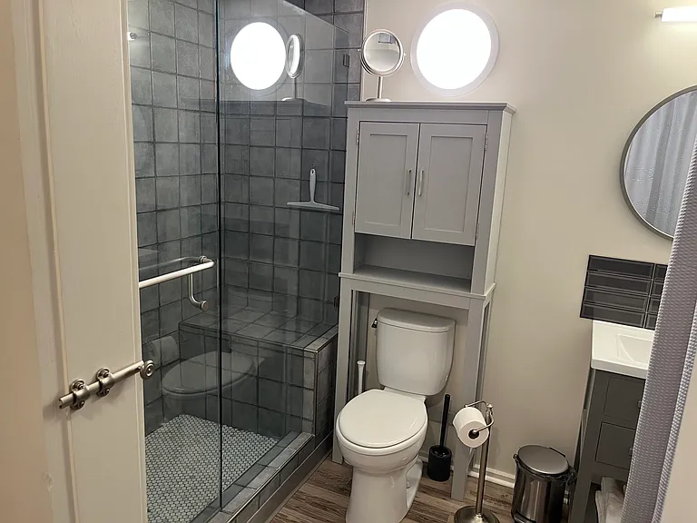 Hallway bathroom